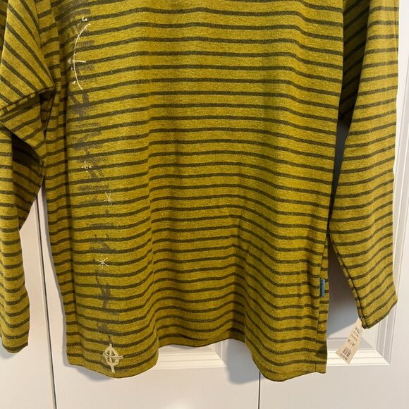 Vintage NWT Jean Bourget Green Long Sleeve Shirt Kids Size 12 Made in France - Picture 5 of 12